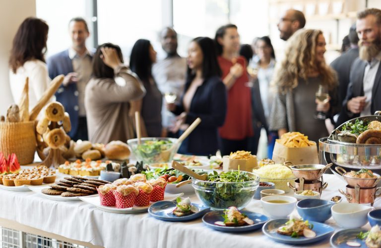 Brunch Choice Crowd Dining Food Options Eating Concept